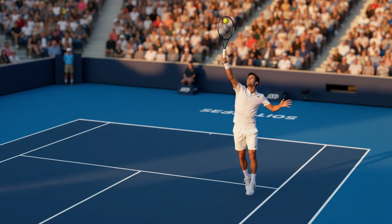 ATP Tour mannentennis wedden - tennisser op hardcourt