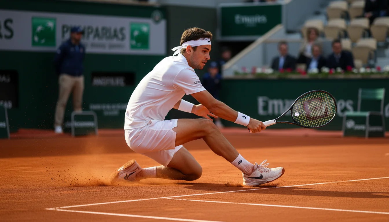 Roland Garros gravel court tennis wedden